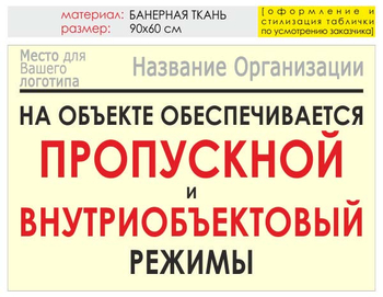 Информационный щит "режим" (банер, 90х60 см) t17 - Охрана труда на строительных площадках - Информационные щиты - магазин "Охрана труда и Техника безопасности"